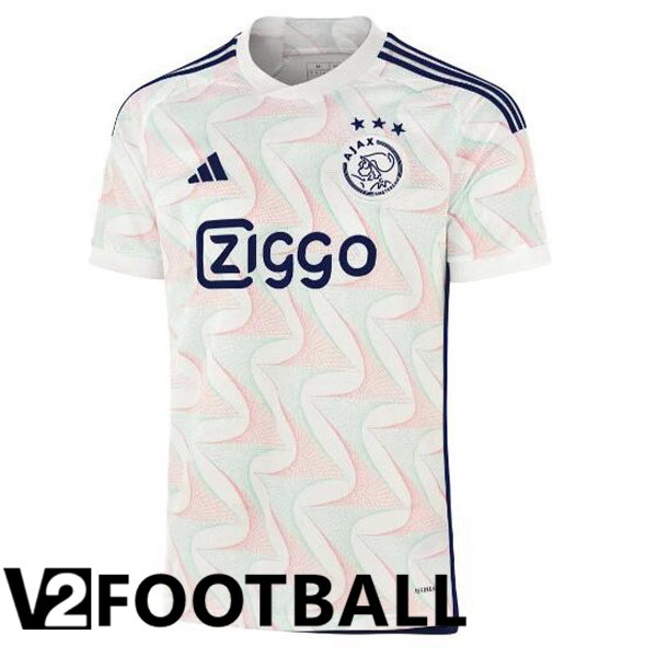AFC Ajax Soccer Shirt Away White 2023/2024