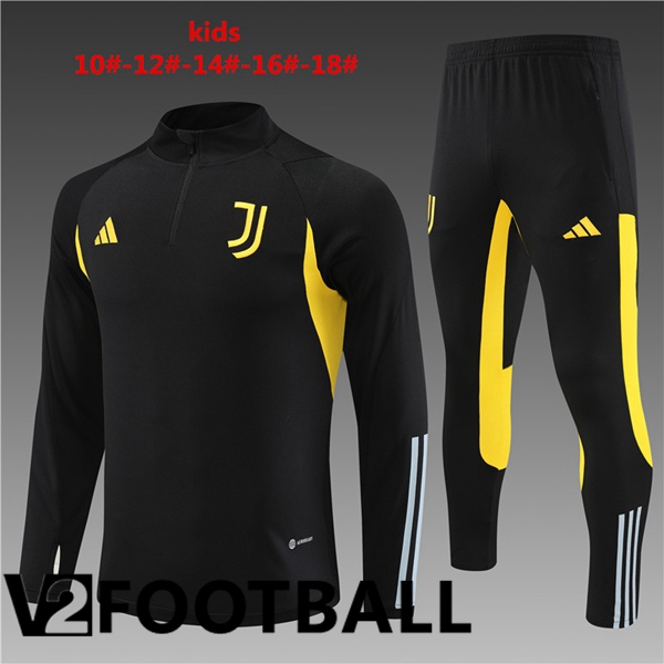 Juventus Kids Training Tracksuit Suit Black 2023/2024