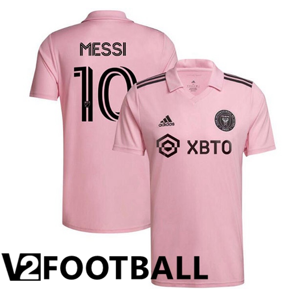 Inter Miami CF (MESSI 10) Soccer Shirt Home Pink 2023/2024