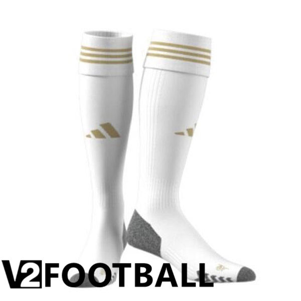 Lyon OL Soccer Socks Home White 2023/2024