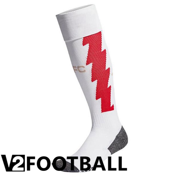 Arsenal Soccer Socks Home White 2023/2024