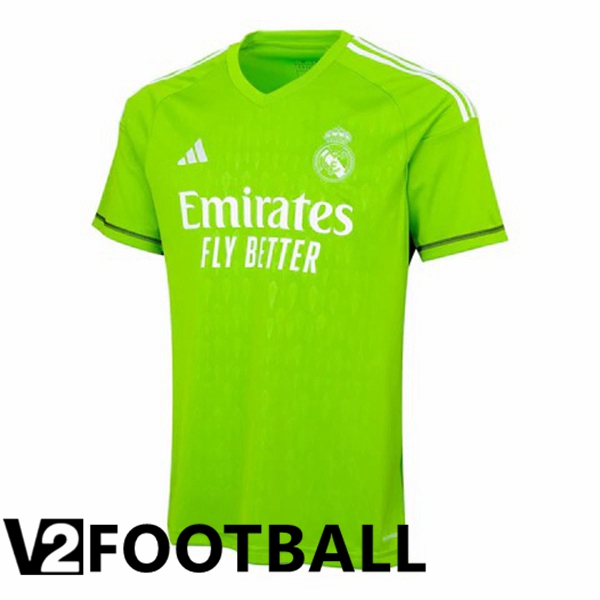 Real Madrid Goalkeeper Soccer Shirt Green 2023/2024