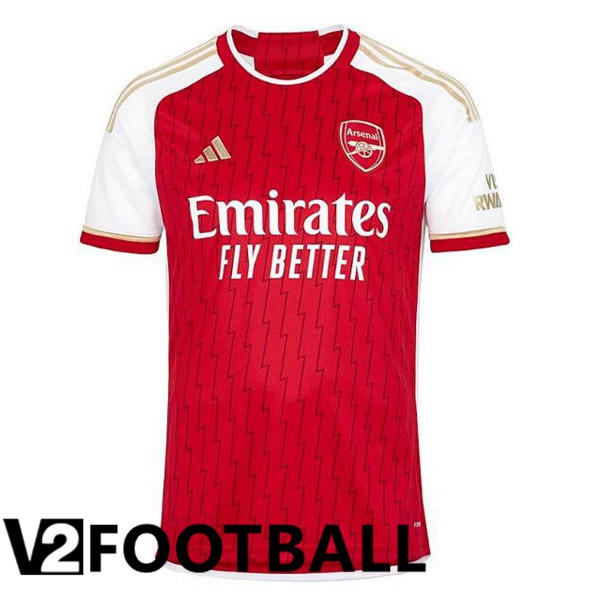 Arsenal Soccer Shirt Home Red White 2023/2024
