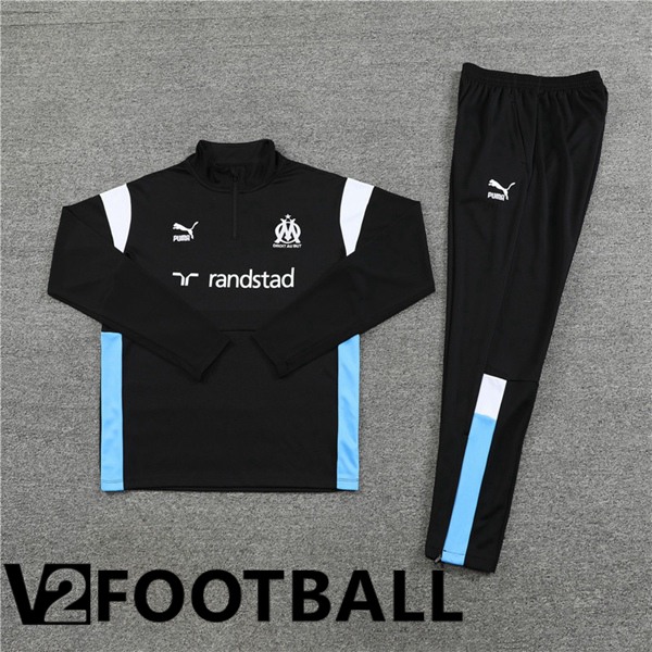 Marseille OM Training Tracksuit Suit Black 2023/2024