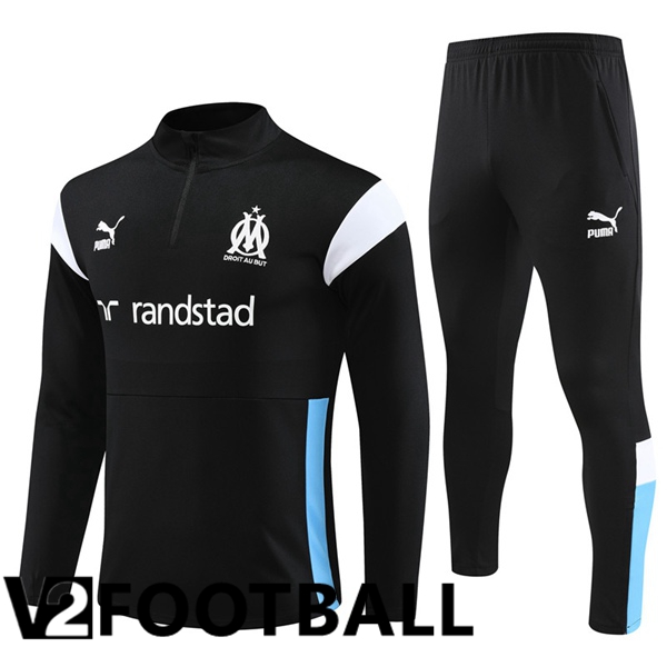 Marseille OM Training Tracksuit Suit Black 2023/2024