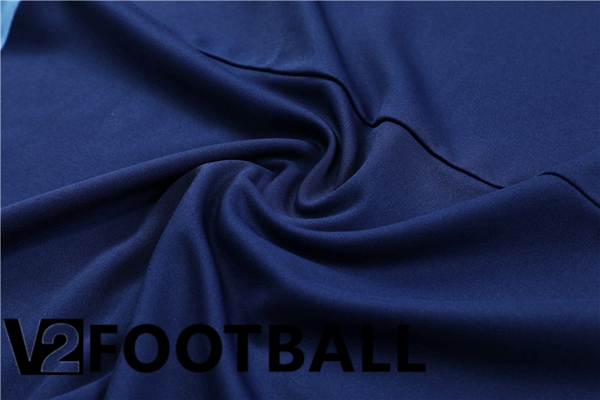 Manchester City Training Tracksuit Suit Royal Bluee 2023/2024