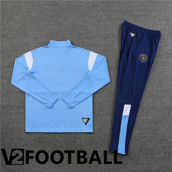 Manchester City Training Tracksuit Suit Blue 2023/2024