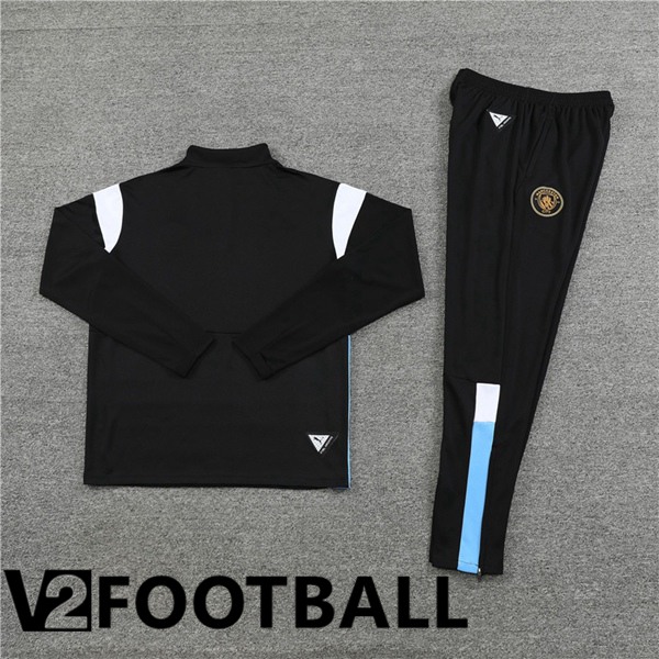 Manchester City Training Tracksuit Suit Black 2023/2024