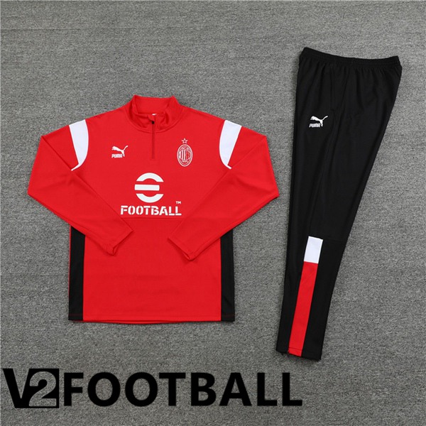 AC Milan Training Tracksuit Suit Red 2023/2024