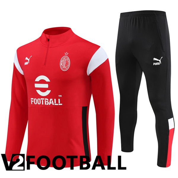 AC Milan Training Tracksuit Suit Red 2023/2024