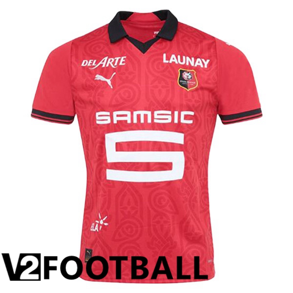 Stade Rennais Soccer Shirt Home Red 2023/2024