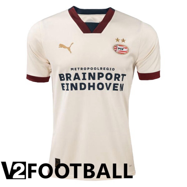 PSV Eindhoven Soccer Shirt Away Brown 2023/2024