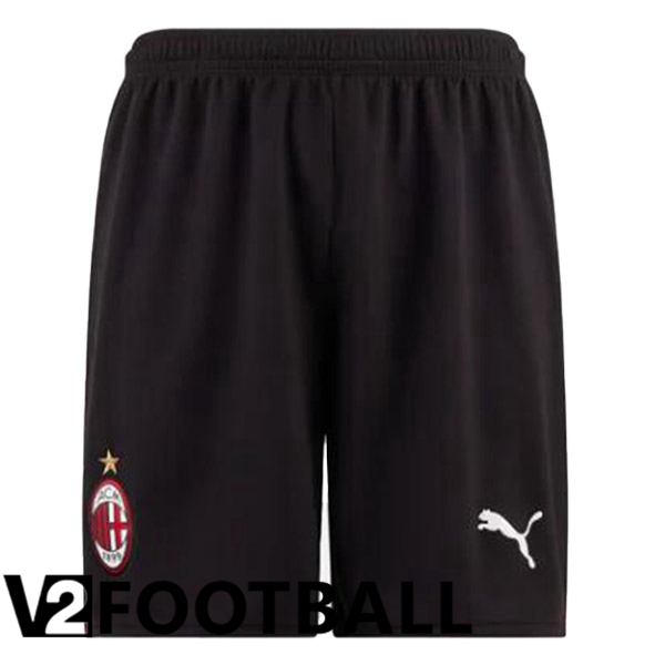 AC Milan Soccer Shorts Home Black 2023/2024