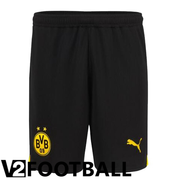 Dortmund BVB Soccer Shorts Home Black 2023/2024