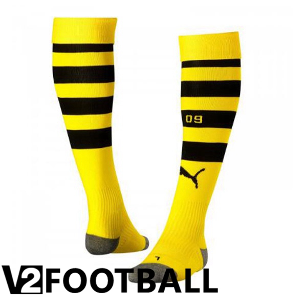 Dortmund BVB Soccer Socks Home Yellow 2023/2024