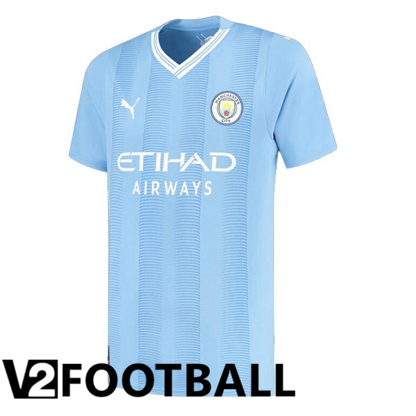 Manchester City Soccer Shirt Home Blue 2023/2024