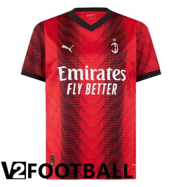 AC Milan Soccer Shirt Home Red 2023/2024