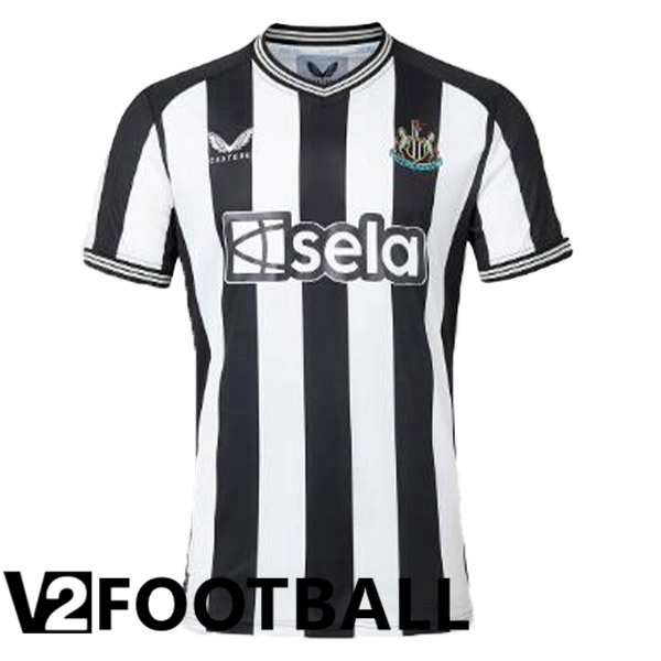 Newcastle United Soccer Shirt Home White Black 2023/2024