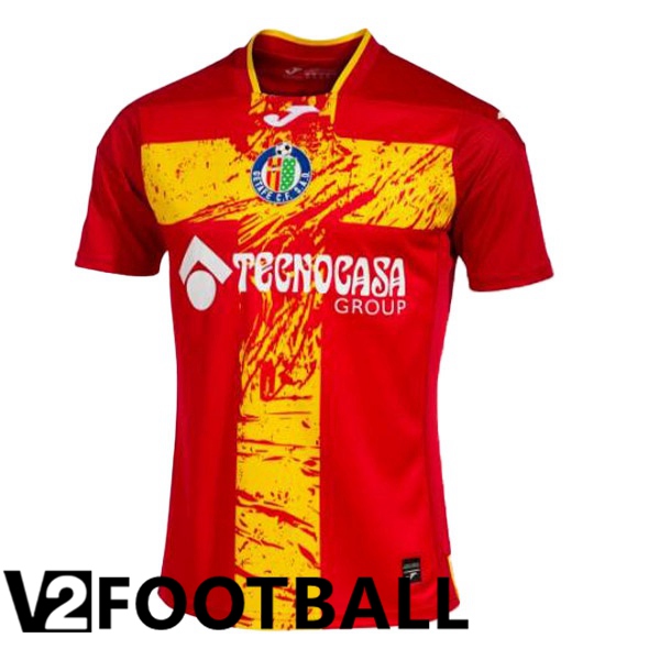 Getafe CF Soccer Shirt Away Red 2023/2024