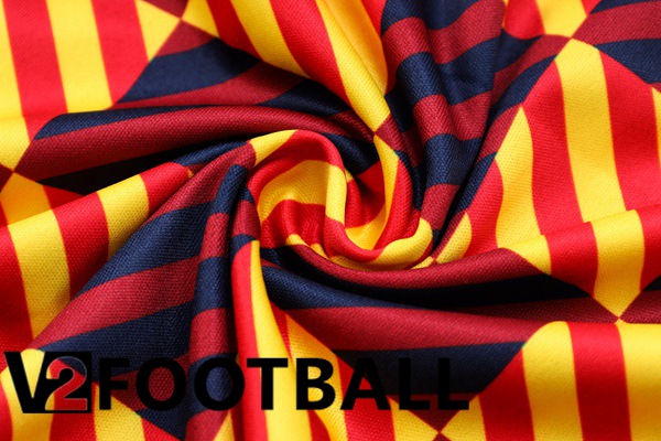 FC Barcelona Soccer Vest + Shorts Yellow 2023/2024