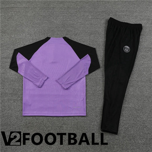 Paris PSG Training Tracksuit Suit Purple 2023/2024