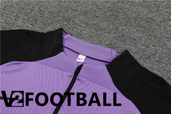 Paris PSG Training Tracksuit Suit Purple 2023/2024