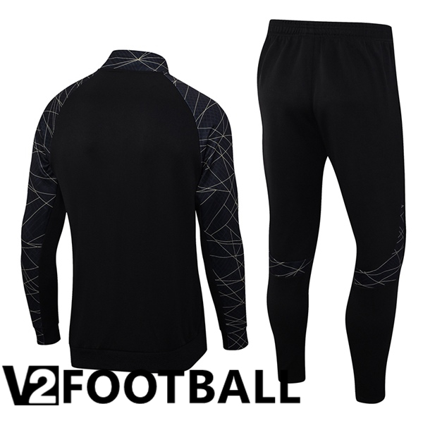 Paris PSG Training Jacket Suit Black 2023/2024