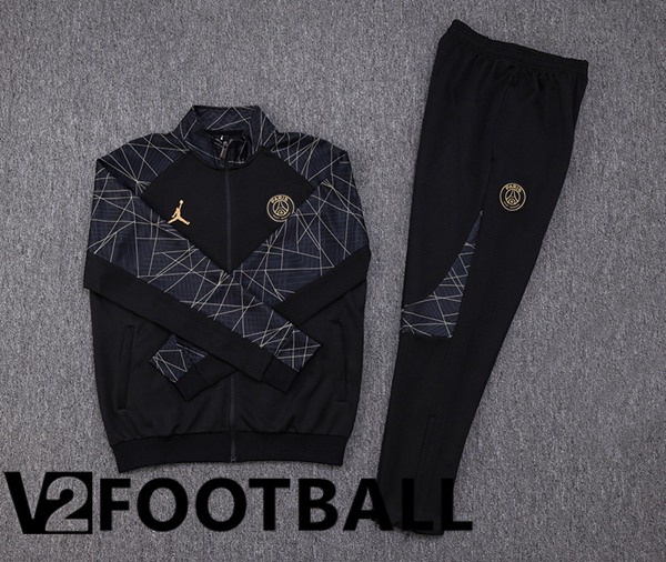 Paris PSG Training Jacket Suit Black 2023/2024