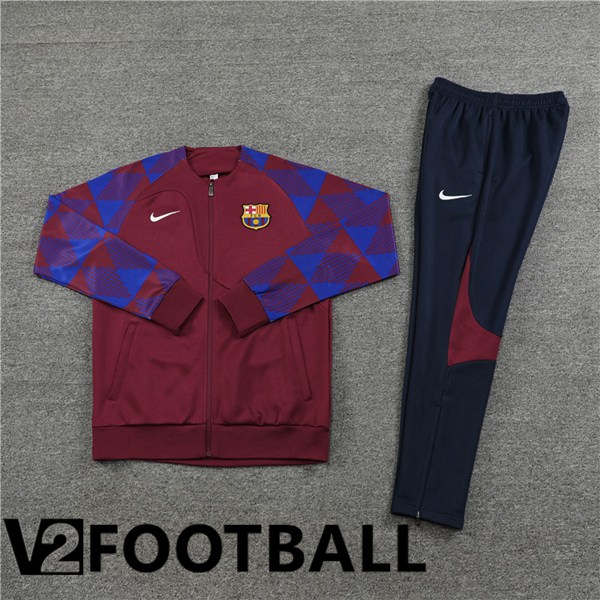 FC Barcelona Training Jacket Suit Red 2023/2024