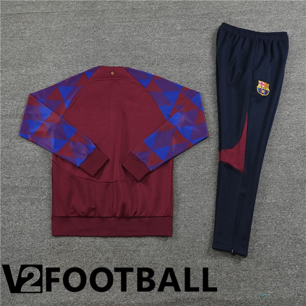FC Barcelona Training Jacket Suit Red 2023/2024