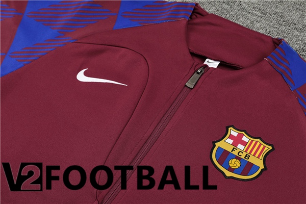 FC Barcelona Training Jacket Suit Red 2023/2024