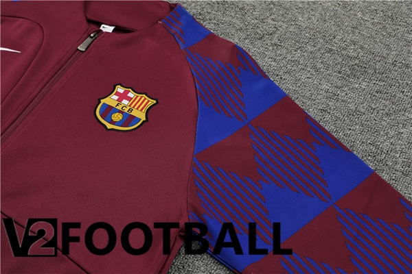 FC Barcelona Training Jacket Suit Red 2023/2024