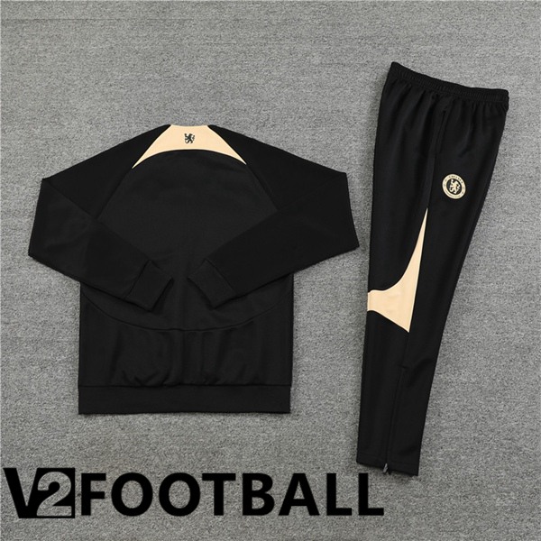 FC Chelsea Training Jacket Suit Black 2023/2024