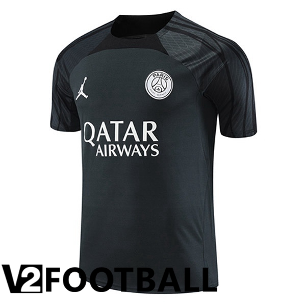 JORDAN Paris PSG Training T Shirt Black 2023/2024
