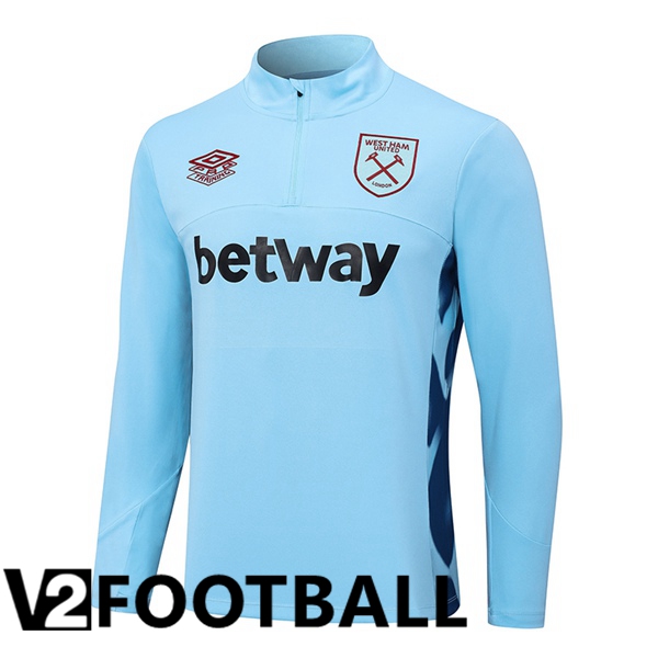 West Ham Training Sweatshirt Blue 2023/2024