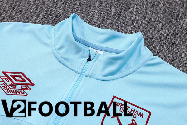 West Ham Training Tracksuit Suit Blue 2023/2024