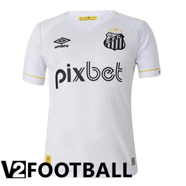 Santos FC Soccer Shirt Home White 2023/2024
