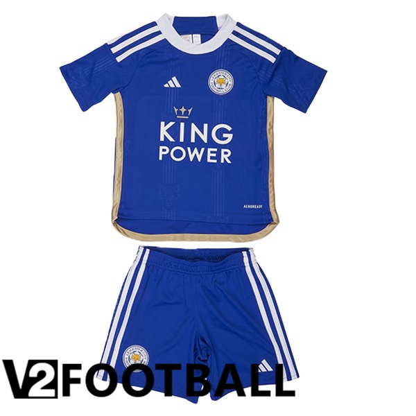 Leicester City Kids Football Shirt Home Blue 2023/2024