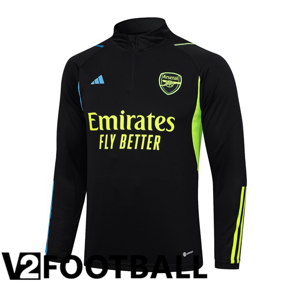 Arsenal Training Sweatshirt Black 2023/2024