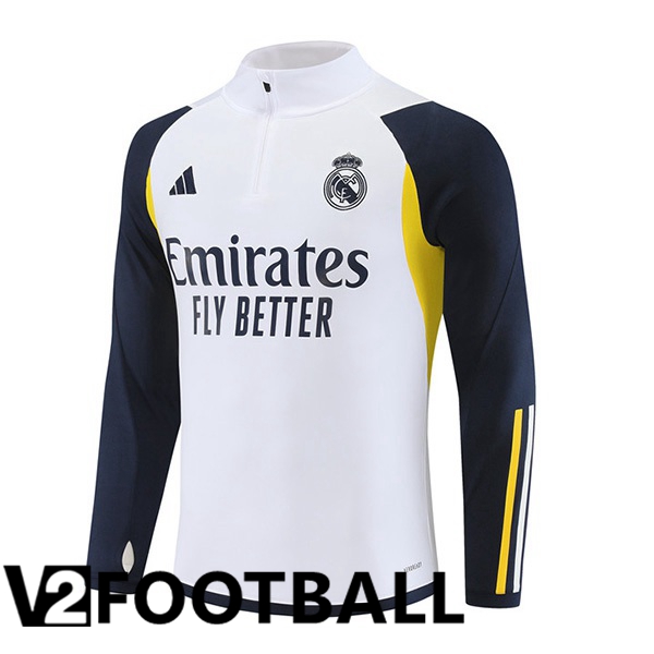 Real Madrid Training Sweatshirt White 2023/2024