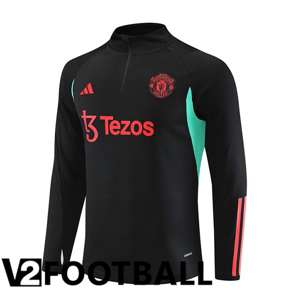 Manchester United Training Sweatshirt Black 2023/2024