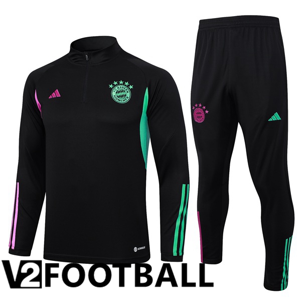 Bayern Munich Training Tracksuit Suit Black 2023/2024