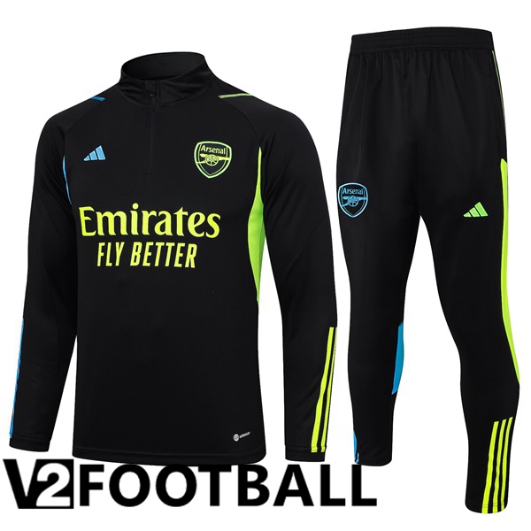 Arsenal Training Tracksuit Suit Black 2023/2024