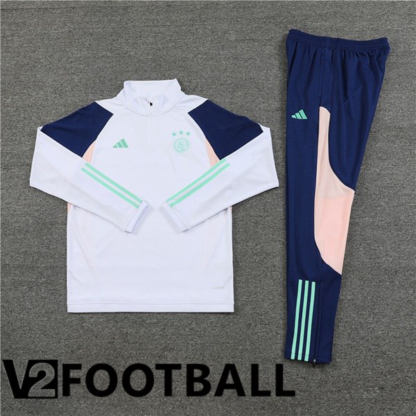 AFC Ajax Training Tracksuit Suit White 2023/2024