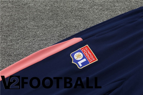 Lyon OL Training Tracksuit Suit Royal Bluee 2023/2024