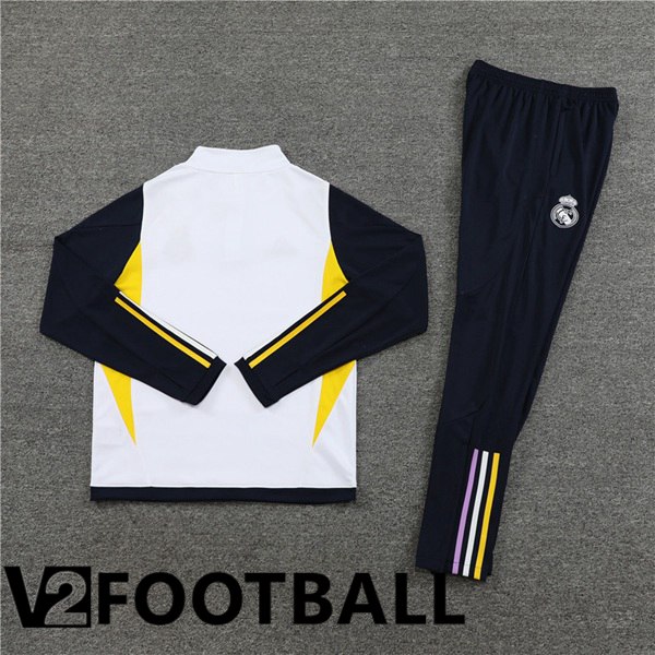 Real Madrid Training Tracksuit Suit White 2023/2024