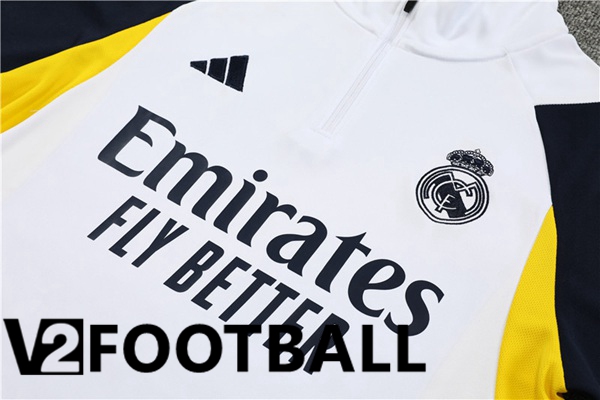 Real Madrid Training Tracksuit Suit White 2023/2024