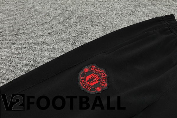 Manchester United Training Jacket Suit Black 2023/2024