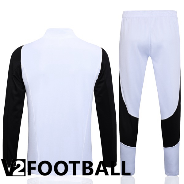 Juventus Training Jacket Suit White Black 2023/2024