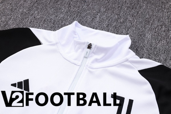 Juventus Training Jacket Suit White Black 2023/2024